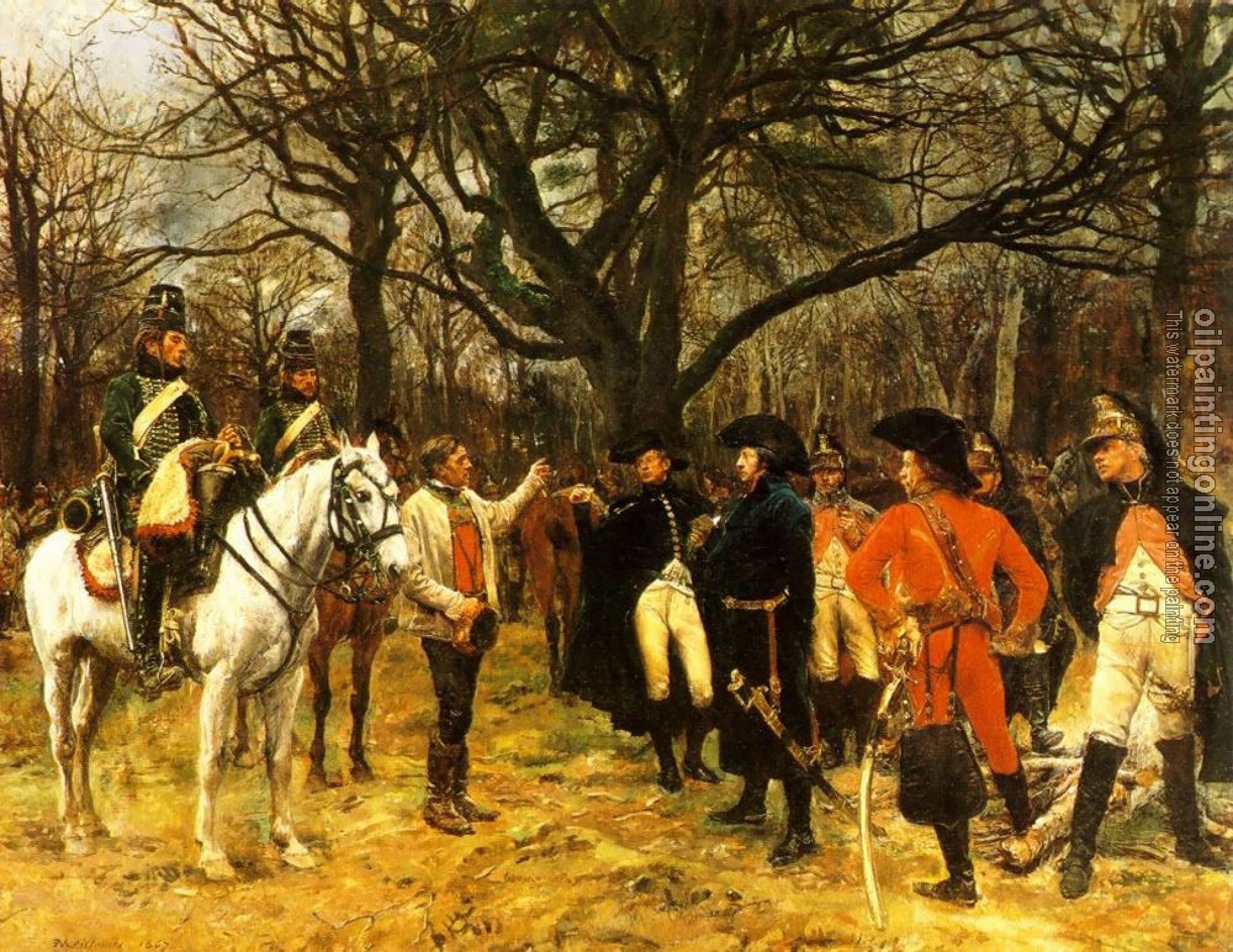 Meissonier, Jean-Louis Ernest - General Desaix and the Peasant